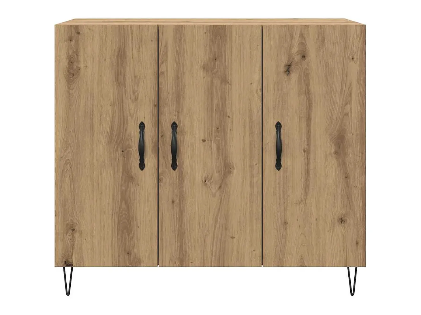 Vitrina Roble artisan 90 x 34 x 80 cm Madera contrachapada
