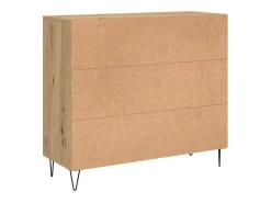 Vitrina Roble artisan 90 x 34 x 80 cm Madera contrachapada
