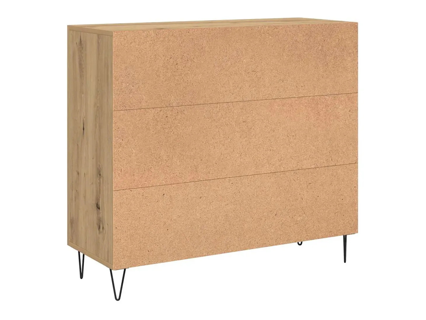Vitrina Roble artisan 90 x 34 x 80 cm Madera contrachapada