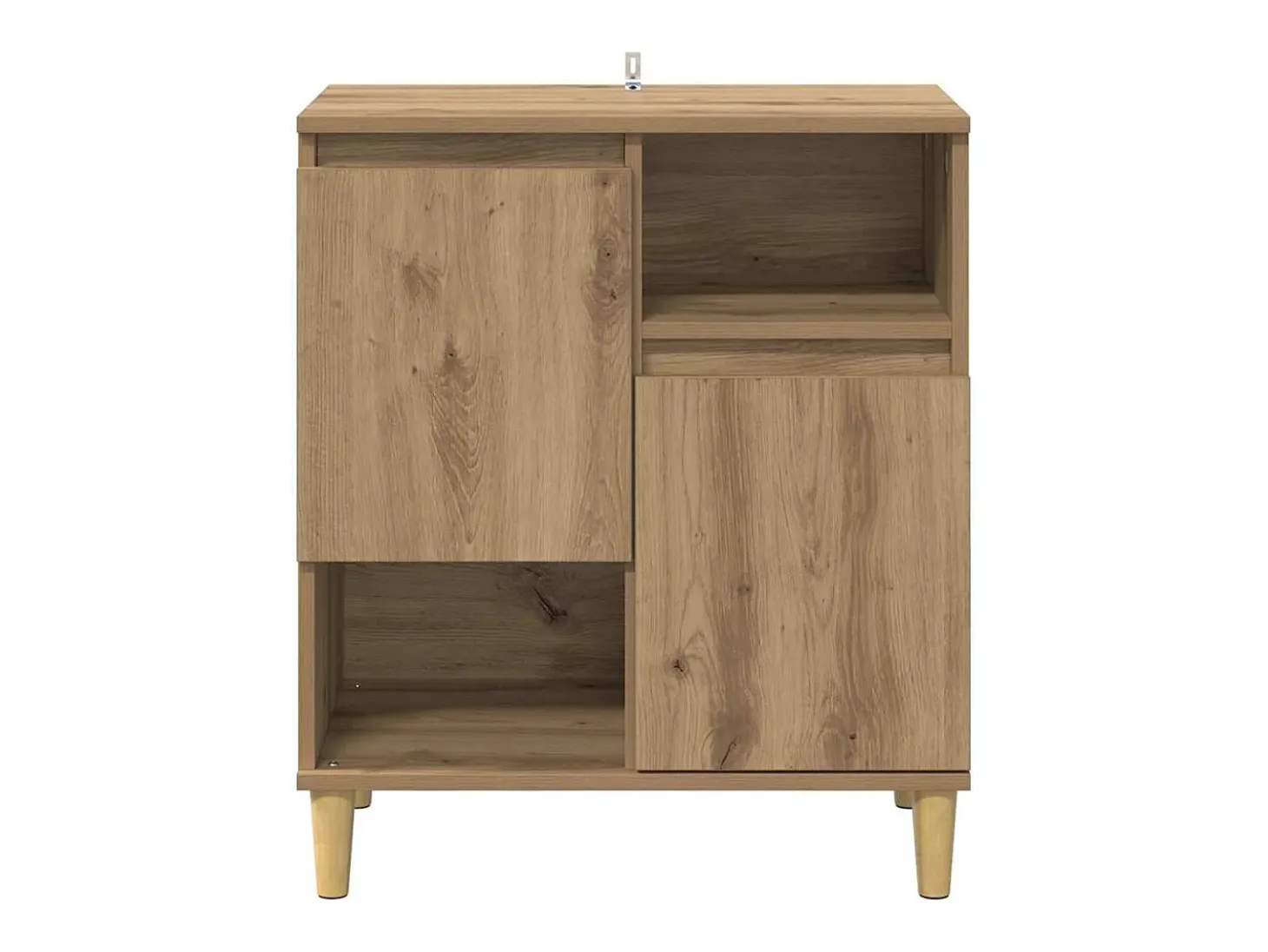Vitrina Roble artisan 35 x 60 x 70 cm Madera contrachapada