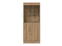 Vitrina Roble artisan 41 x 37 x 100 cm Madera contrachapada