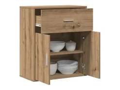 Vitrina Roble artisan 60 x 31 x 70 cm Madera contrachapada