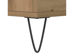 Vitrina Roble artisan 60 x 35 x 70 cm Madera contrachapada