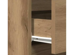Vitrina Roble artisan 60 x 35 x 70 cm Madera contrachapada