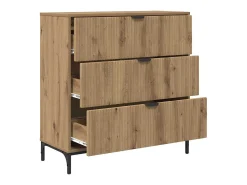 Vitrina Roble artisan 79.5 x 33 x 82 cm Madera contrachapada