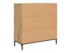 Vitrina Roble artisan 79.5 x 33 x 82 cm Madera contrachapada