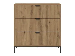 Vitrina Roble artisan 79.5 x 33 x 82 cm Madera contrachapada
