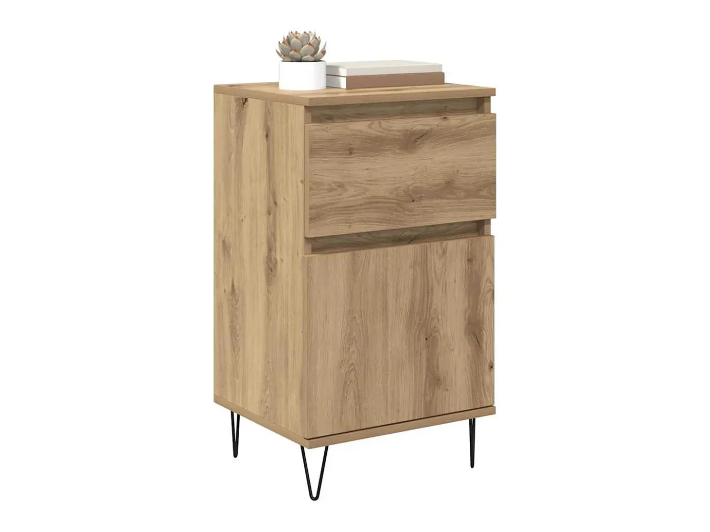Vitrina Roble artisan 35 x 40 x 70 cm Madera contrachapada