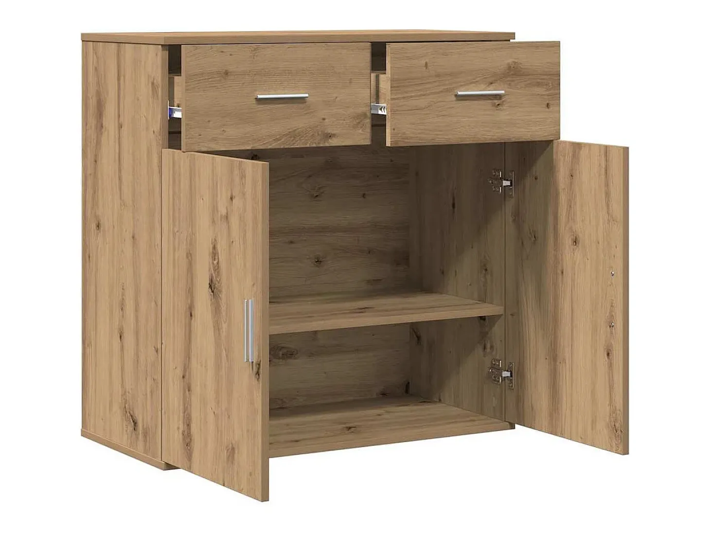 Vitrina Roble artisan 79 x 38 x 80 cm Madera contrachapada