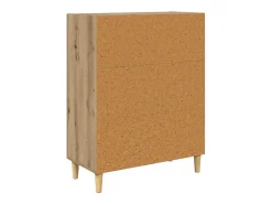 Vitrina Roble artisan 34 x 69.5 x 90 cm Madera contrachapada
