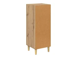 Vitrina Roble artisan 34.5 x 34 x 90 cm Madera contrachapada