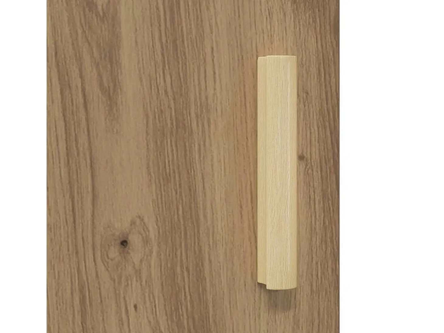 Vitrina Roble artisan 34.5 x 34 x 90 cm Madera contrachapada