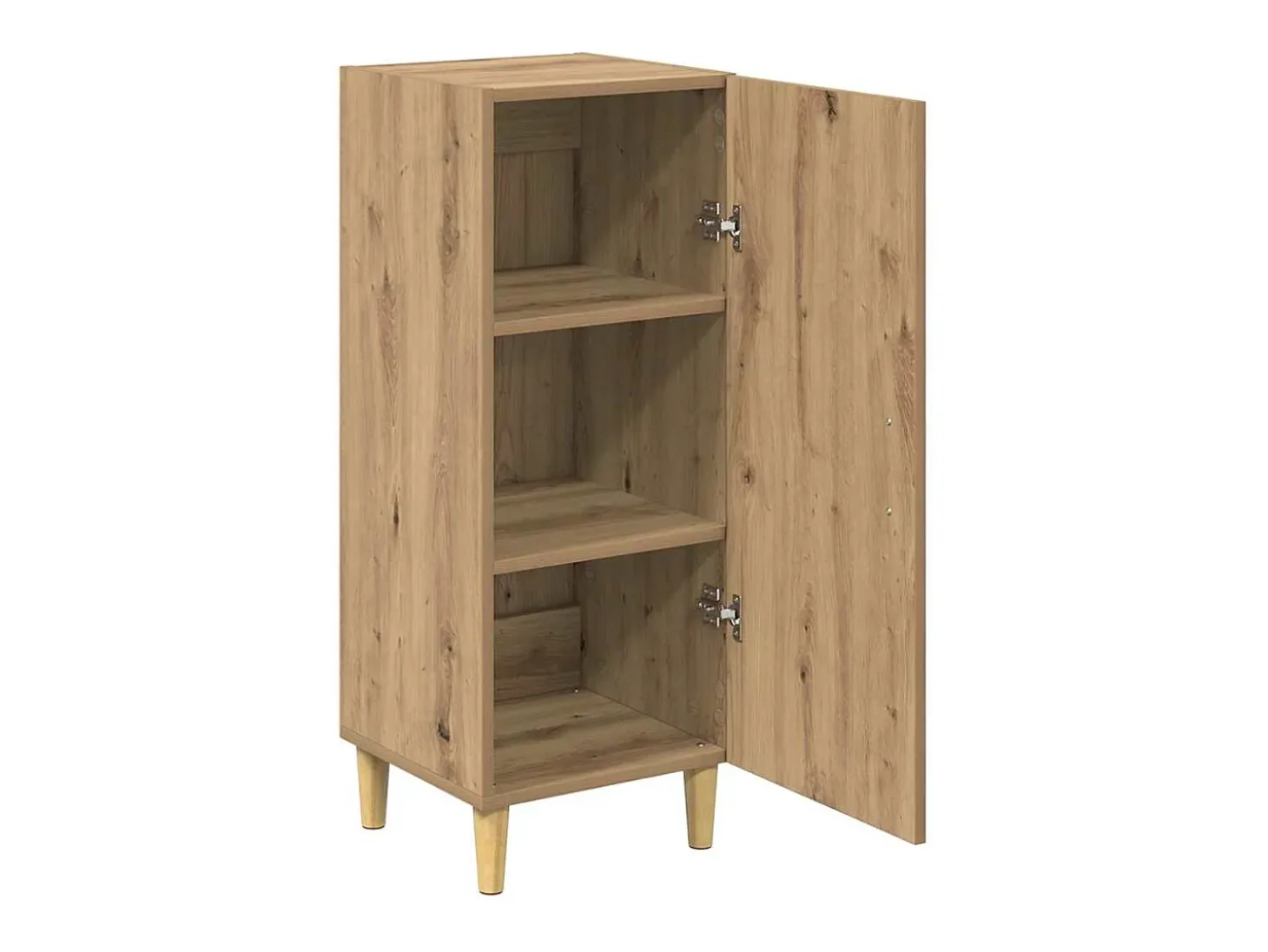 Vitrina Roble artisan 34.5 x 34 x 90 cm Madera contrachapada