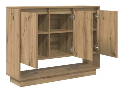 Vitrina Roble artisan 97 x 29 x 75 cm Madera contrachapada
