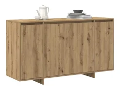Vitrina Roble artisan 135 x 41 x 69 cm Madera contrachapada
