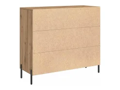 Vitrina Roble artisan 90 x 34 x 80 cm Madera contrachapada