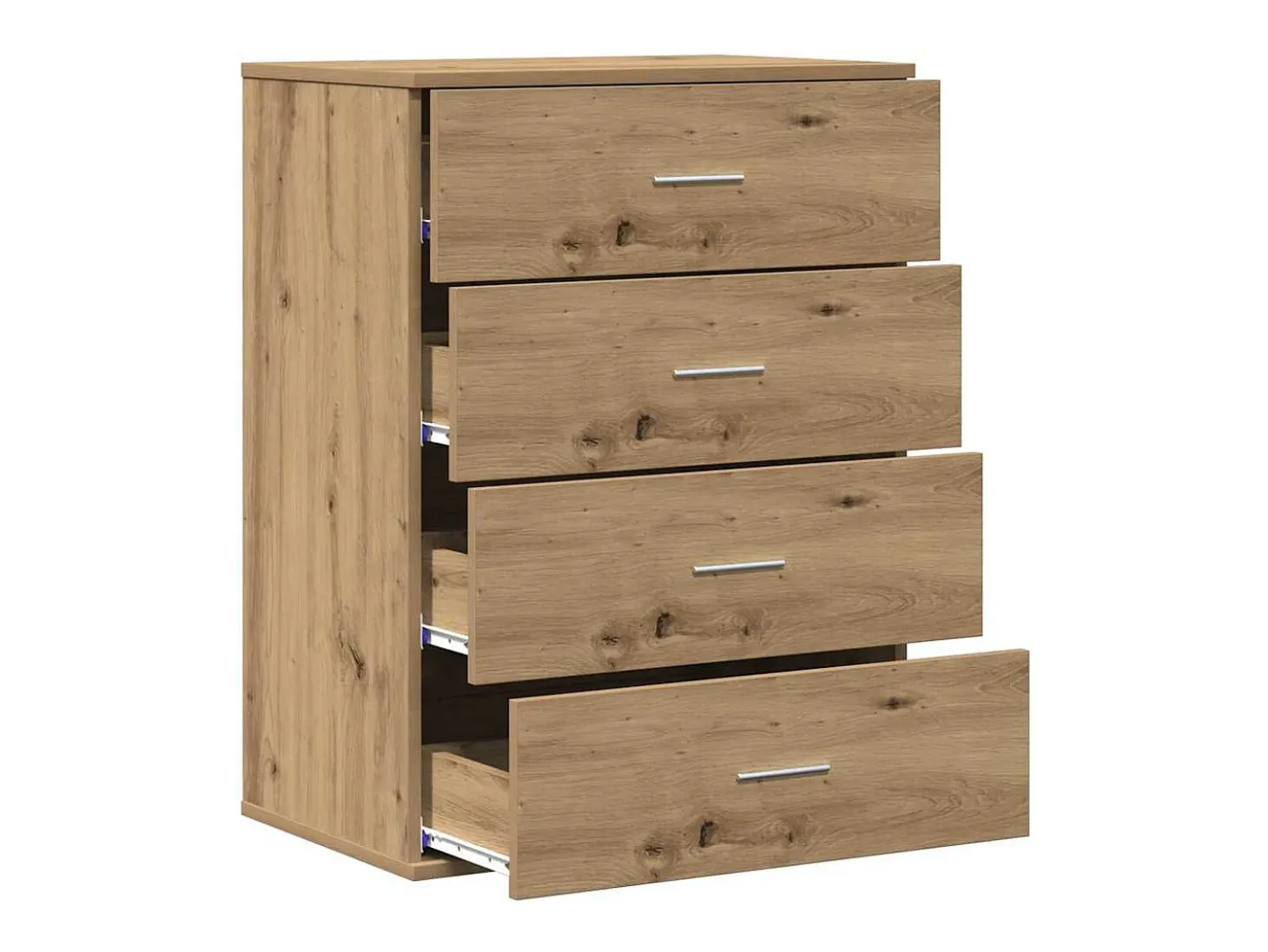Vitrina Roble artisan 60 x 39 x 80 cm Madera contrachapada