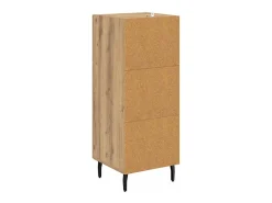 Vitrina Roble artisan 34 x 34.5 x 90 cm Madera contrachapada