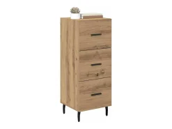 Vitrina Roble artisan 34 x 34.5 x 90 cm Madera contrachapada