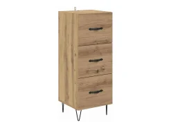 Vitrina Roble artisan 34 x 34.5 x 90 cm Madera contrachapada