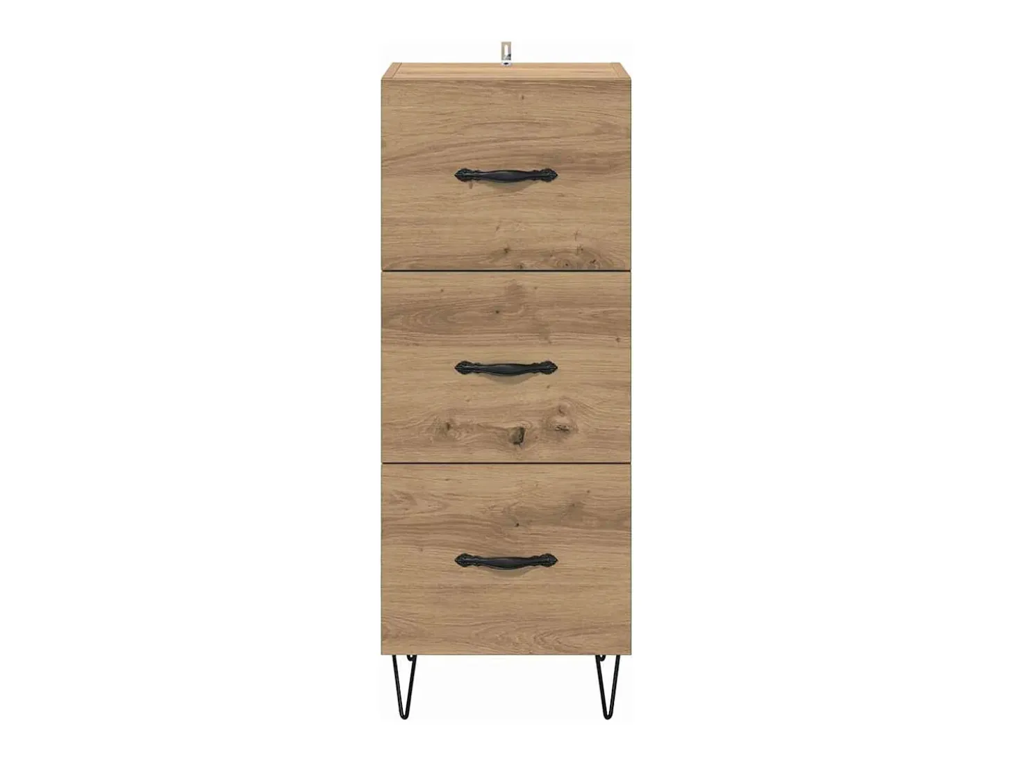 Vitrina Roble artisan 34 x 34.5 x 90 cm Madera contrachapada