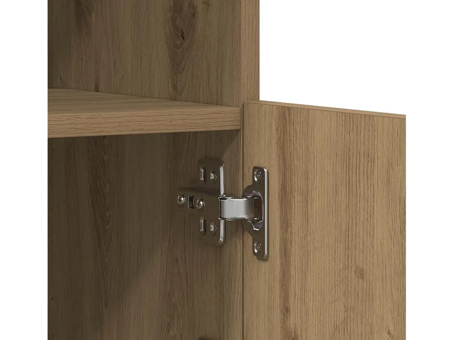 Vitrina Roble artisan 41 x 37 x 67 cm Madera contrachapada