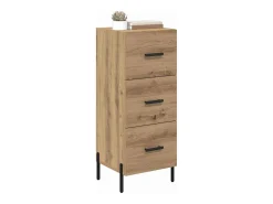 Vitrina Roble artisan 34 x 34.5 x 90 cm Madera contrachapada