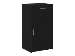 Vitrina Roble negro 50 x 42.5 x 93 cm Madera contrachapada