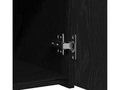 Vitrina Roble negro 50 x 42.5 x 93 cm Madera contrachapada