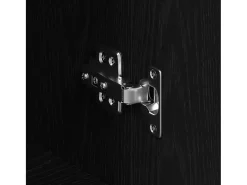 Vitrina Roble negro 120 x 36 x 69 cm Madera contrachapada