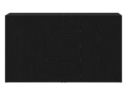 Vitrina Roble negro 120 x 36 x 69 cm Madera contrachapada