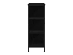 Vitrina Roble negro 70 x 30 x 80 cm Madera contrachapada