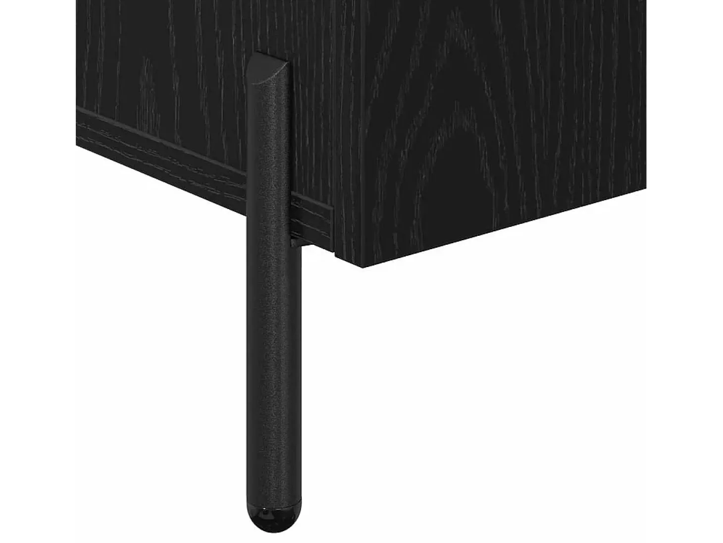 Vitrina Roble negro 90 x 34 x 80 cm Madera contrachapada