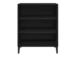 Vitrina Roble negro 57 x 35 x 70 cm Madera contrachapada