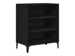 Vitrina Roble negro 57 x 35 x 70 cm Madera contrachapada
