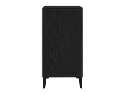 Vitrina Roble negro 57 x 35 x 70 cm Madera contrachapada