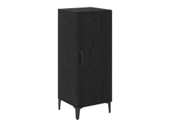 Vitrina Roble negro 34.5 x 34 x 90 cm Madera contrachapada