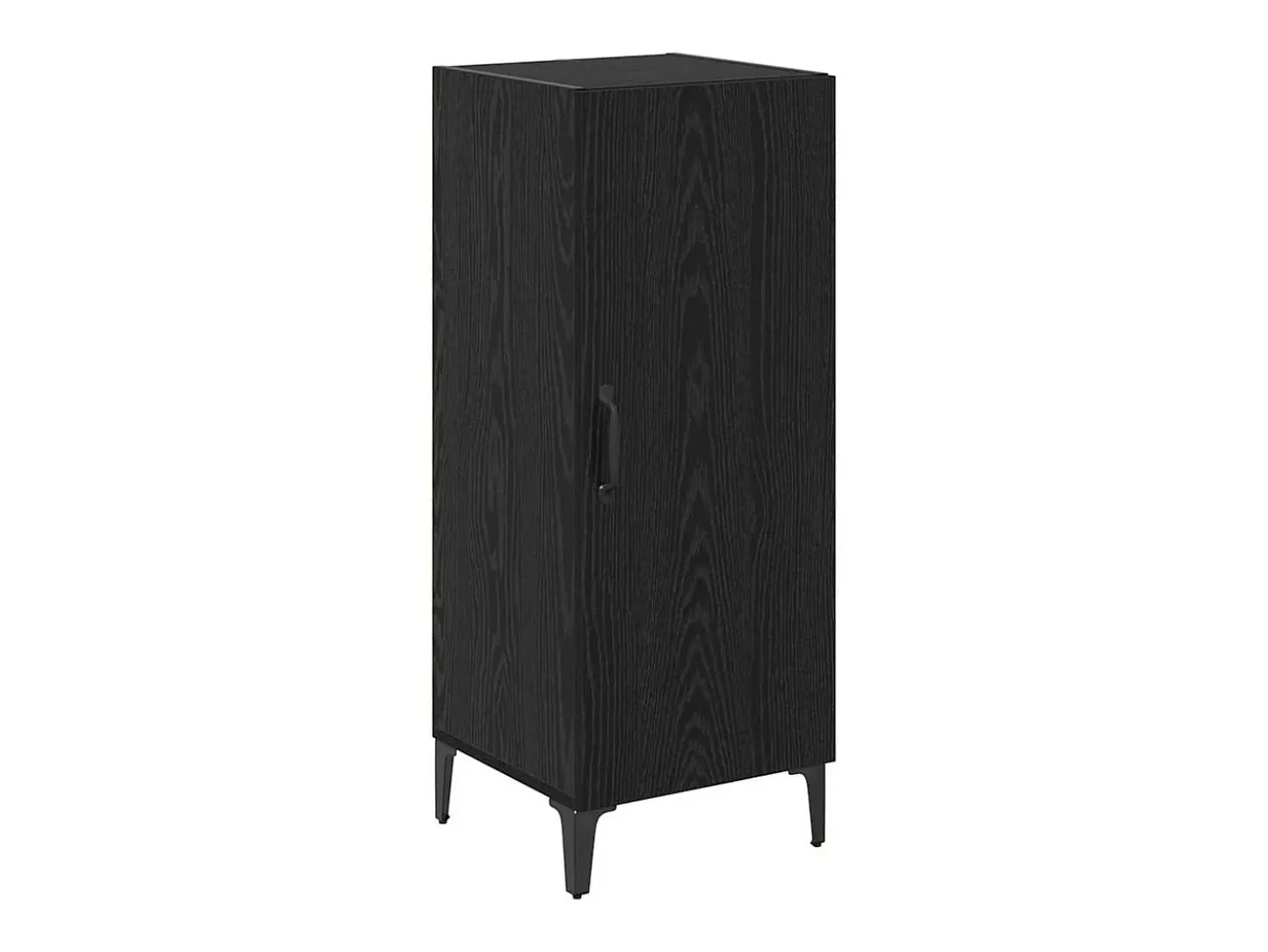 Vitrina Roble negro 34.5 x 34 x 90 cm Madera contrachapada