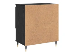 Vitrina Roble negro 60 x 35 x 70 cm Madera contrachapada