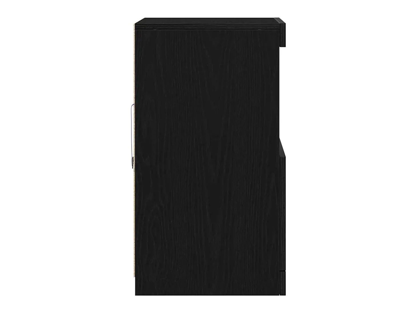 Vitrina Roble negro 41 x 37 x 67 cm Madera contrachapada