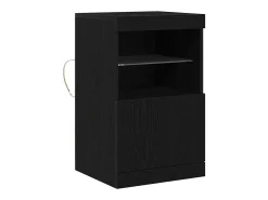 Vitrina Roble negro 41 x 37 x 67 cm Madera contrachapada