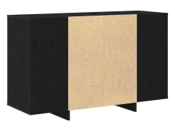 Vitrina Roble negro 120 x 41 x 75 cm Madera contrachapada