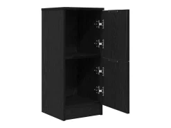 Vitrina Roble negro 30 x 30 x 70 cm Madera contrachapada