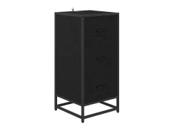 Vitrina Roble negro 35.5 x 35 x 76 cm Madera contrachapada