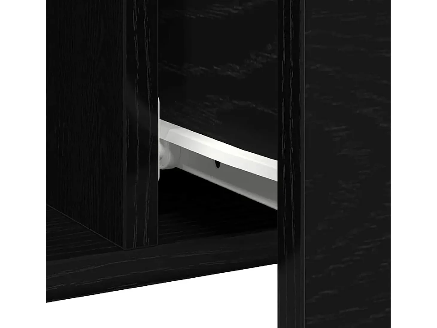 Vitrina Roble negro 100 x 36 x 60 cm Madera contrachapada