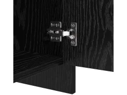 Vitrina Roble negro 70 x 41 x 75 cm Madera contrachapada