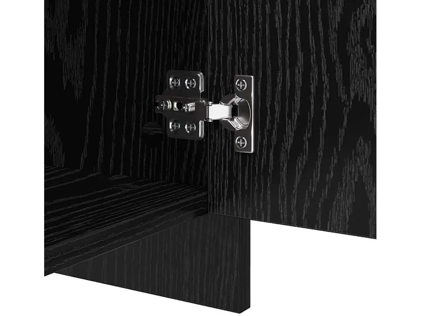 Vitrina Roble negro 70 x 41 x 75 cm Madera contrachapada