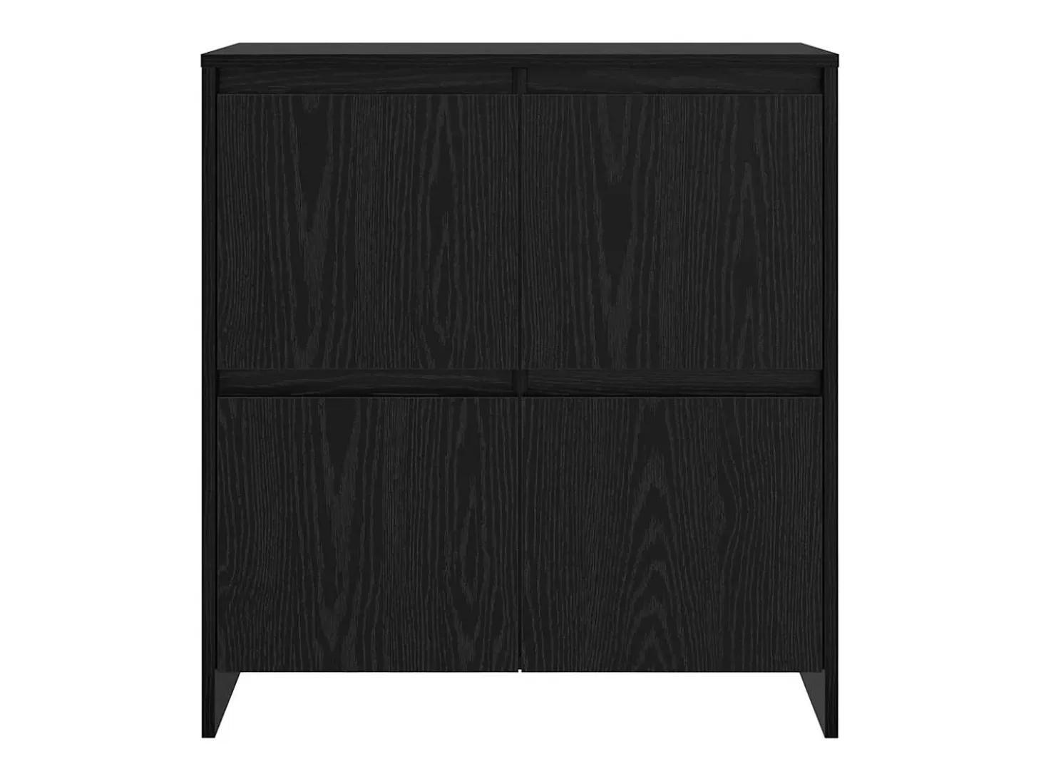 Vitrina Roble negro 70 x 41 x 75 cm Madera contrachapada