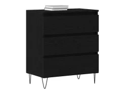 Vitrina Roble negro 60 x 35 x 70 cm Madera contrachapada