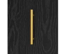 Vitrina Roble negro 34 x 34.5 x 90 cm Madera contrachapada